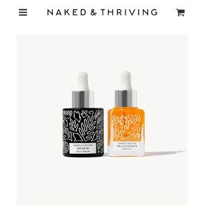 Brand New Naked & Thriving Night Serum set
